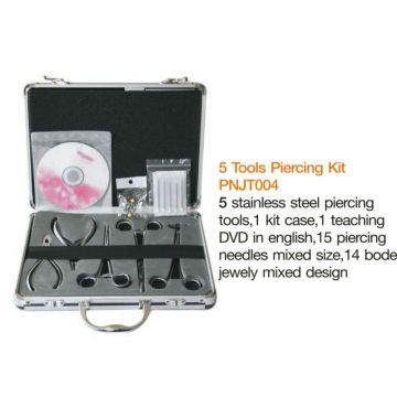 Professionelle Top Hochwertige Körper 5 Werkzeug Piercing Kit
